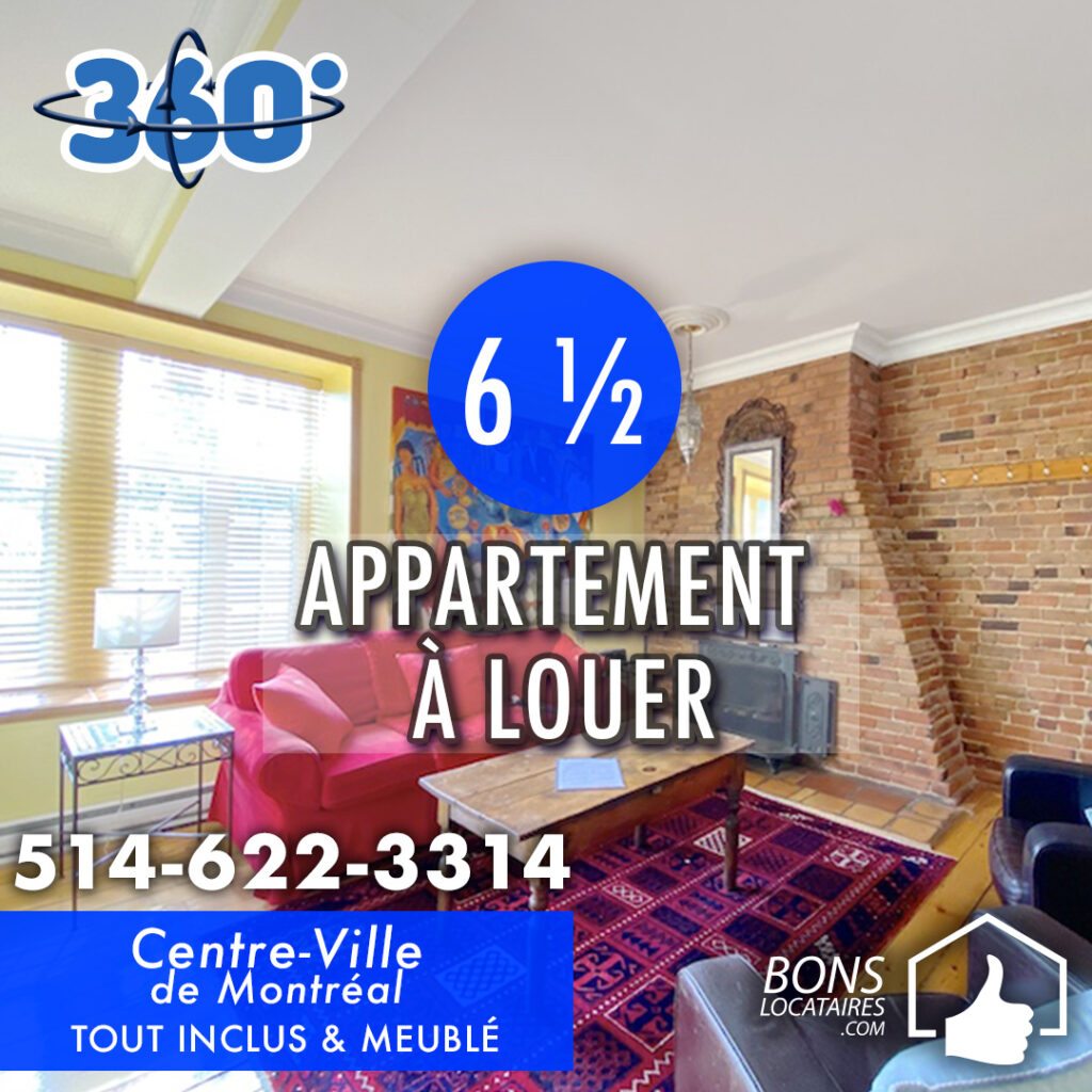 Visite Virtuelle Appartement à louer meublé tout inclus ...