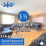 Appartement à louer visite virtuelle Saint-Léonard 5 ½ — photo 1